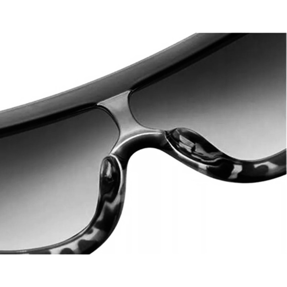 🕶WIDE FRAME RECTANGLE GOGGLE TORTOISE STYLISH SUNNIES-NEW🕶TRENDY‎ - Picture 13 of 15